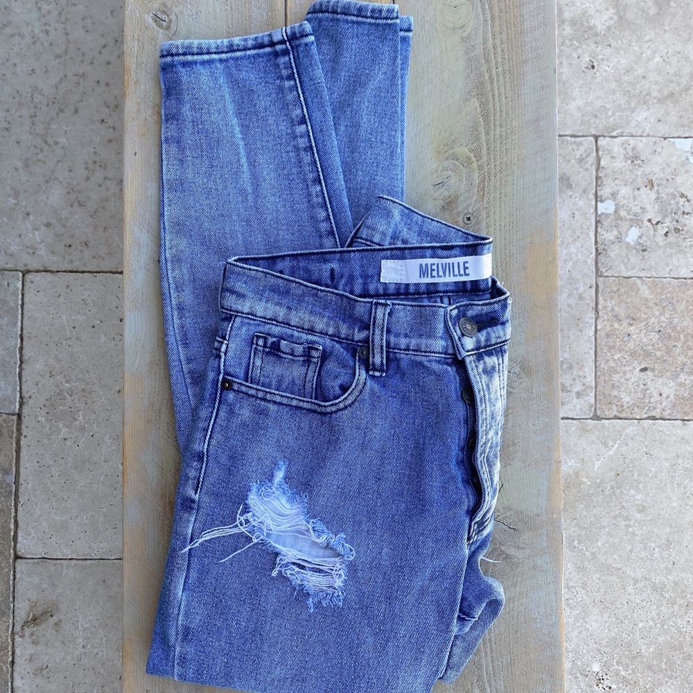 Ripped Brandy Melville Mom Jeans